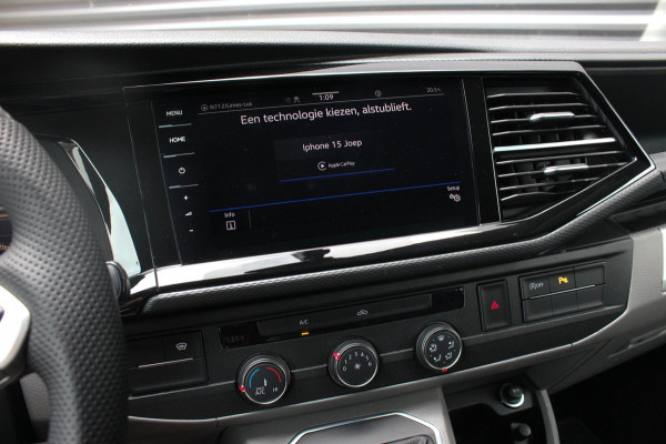 Volkswagen Transporter 2.0 TDI L2H1 204PK BULLI DC DUBBEL CABINE / LEIGHTONVANS BODYKIT / FULL OPTIONS / LEDER / FULL BLACK /APPLE