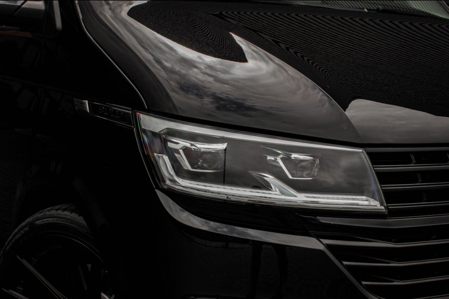 Volkswagen Transporter 2.0 TDI L2H1 204PK BULLI DC DUBBEL CABINE / LEIGHTONVANS BODYKIT / FULL OPTIONS / LEDER / FULL BLACK /APPLE