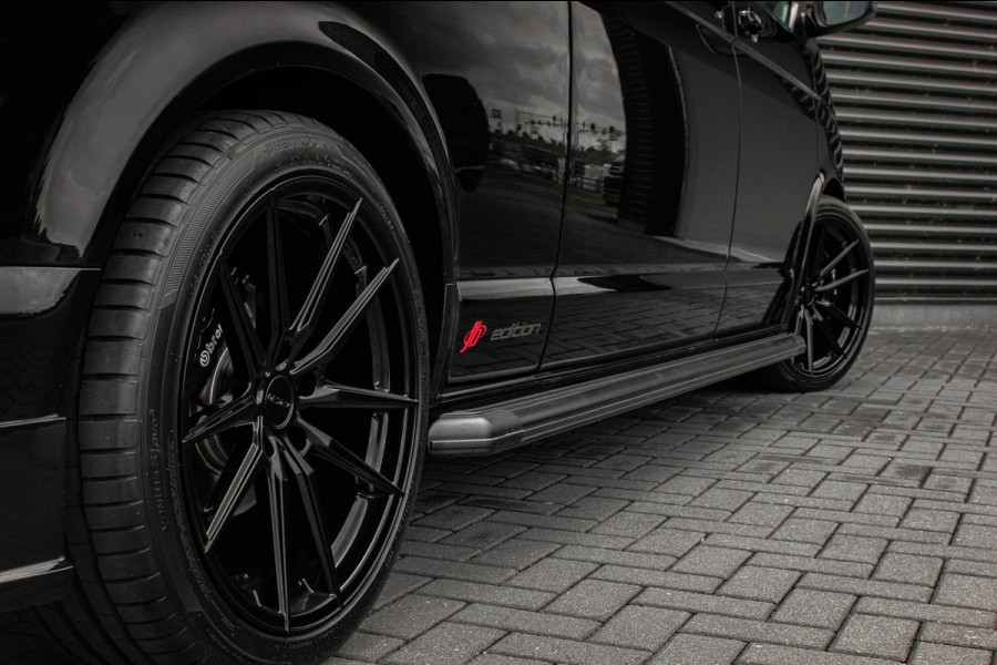 Volkswagen Transporter 2.0 TDI L2H1 204PK BULLI DC DUBBEL CABINE / LEIGHTONVANS BODYKIT / FULL OPTIONS / LEDER / FULL BLACK /APPLE