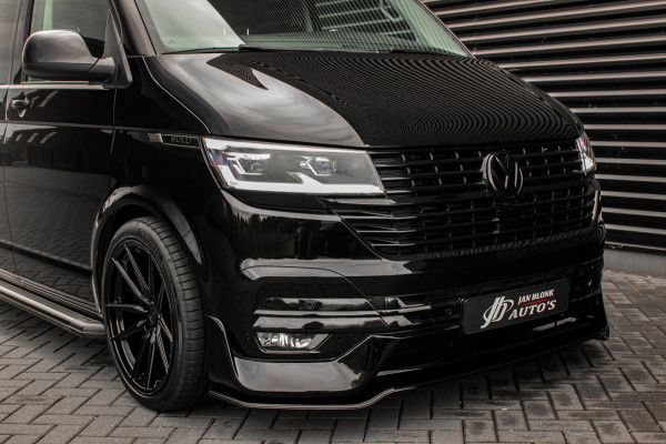 Volkswagen Transporter 2.0 TDI L2H1 204PK BULLI DC DUBBEL CABINE / LEIGHTONVANS BODYKIT / FULL OPTIONS / LEDER / FULL BLACK /APPLE