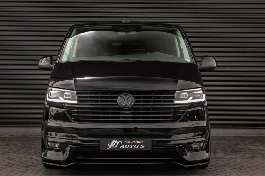 Volkswagen Transporter 2.0 TDI L2H1 204PK BULLI DC DUBBEL CABINE / LEIGHTONVANS BODYKIT / FULL OPTIONS / LEDER / FULL BLACK /APPLE