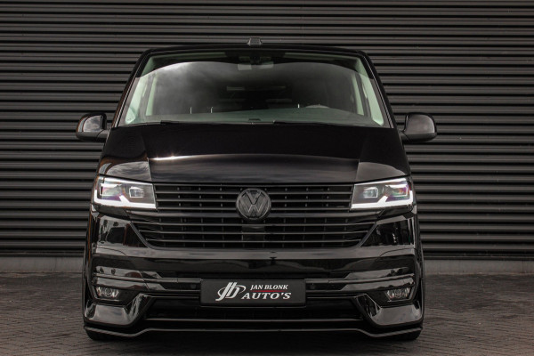 Volkswagen Transporter 2.0 TDI L2H1 204PK BULLI DC DUBBEL CABINE / LEIGHTONVANS BODYKIT / FULL OPTIONS / LEDER / FULL BLACK /APPLE