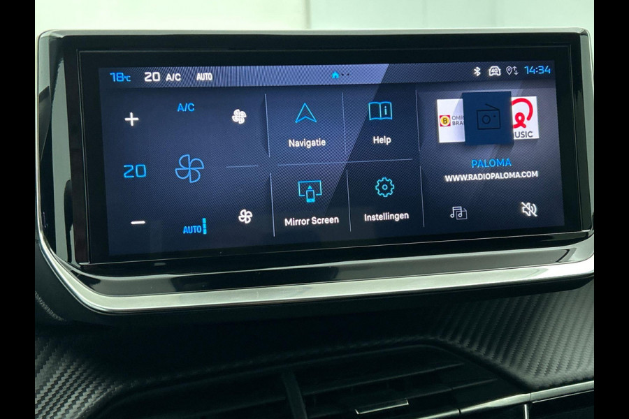 Peugeot 208 Peugeot 208 Hybrid 100pk Automaat Allure Navigatie Apple Carplay/Android Auto Airco Parkeer sensoren Cruise Control Led Lichtmetalen Velgen
