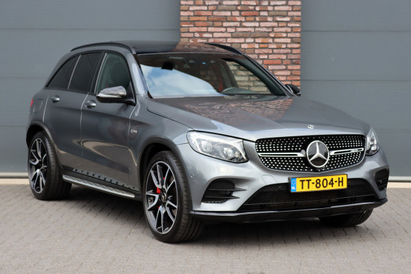 Mercedes-Benz GLC AMG 43 4MATIC | Luchtvering | Distronic+ | Carbon | Memory | Burmester | Panoramadak | HUD | Trekhaak | Nightpakket | Leder | Surround Camera | Keyless Go |