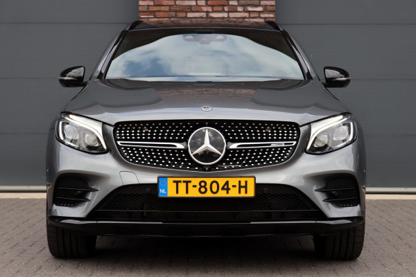 Mercedes-Benz GLC AMG 43 4MATIC | Luchtvering | Distronic+ | Carbon | Memory | Burmester | Panoramadak | HUD | Trekhaak | Nightpakket | Leder | Surround Camera | Keyless Go |