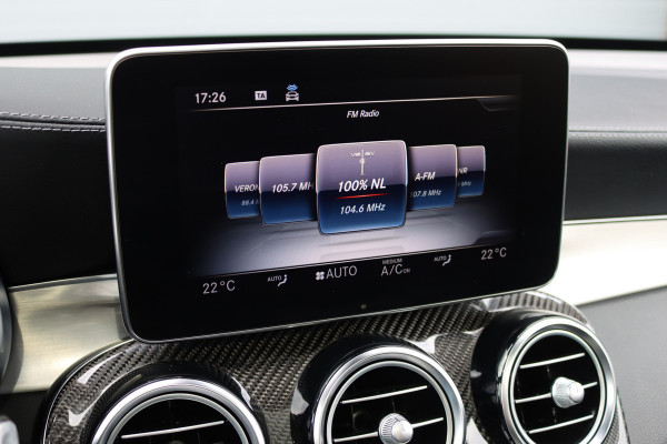 Mercedes-Benz GLC AMG 43 4MATIC | Luchtvering | Distronic+ | Carbon | Memory | Burmester | Panoramadak | HUD | Trekhaak | Nightpakket | Leder | Surround Camera | Keyless Go |