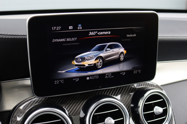 Mercedes-Benz GLC AMG 43 4MATIC | Luchtvering | Distronic+ | Carbon | Memory | Burmester | Panoramadak | HUD | Trekhaak | Nightpakket | Leder | Surround Camera | Keyless Go |