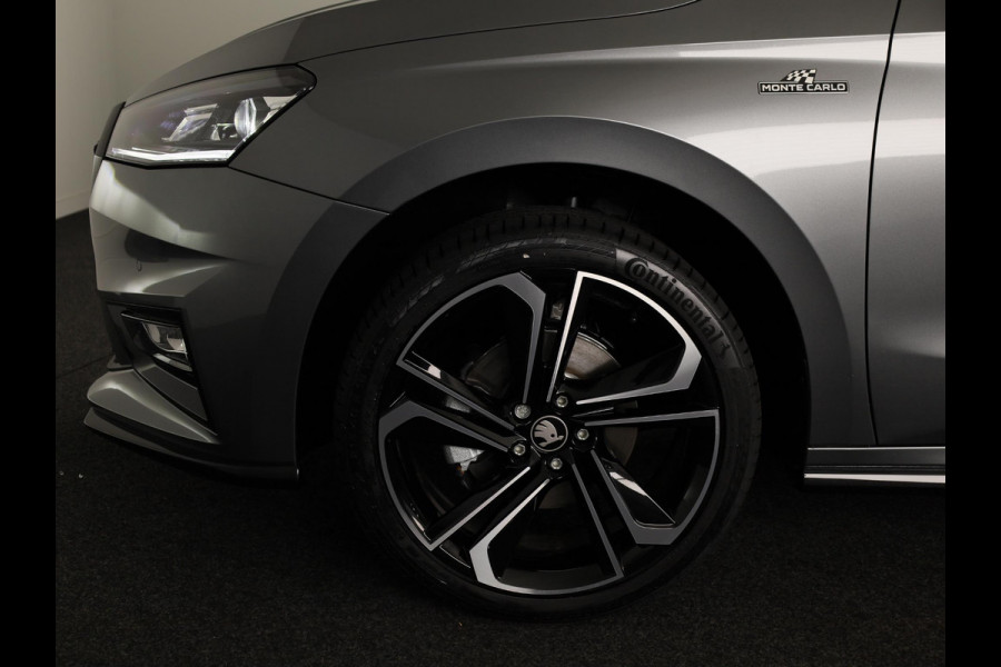 Škoda Fabia Monte Carlo 1.0 TSI 115 pk 7 versn. DSG | Navigatie pakket | Travel assist | Licht en Zicht plus | Verwarmbare voorstoelen | 18 inch lichtmetalen velgen