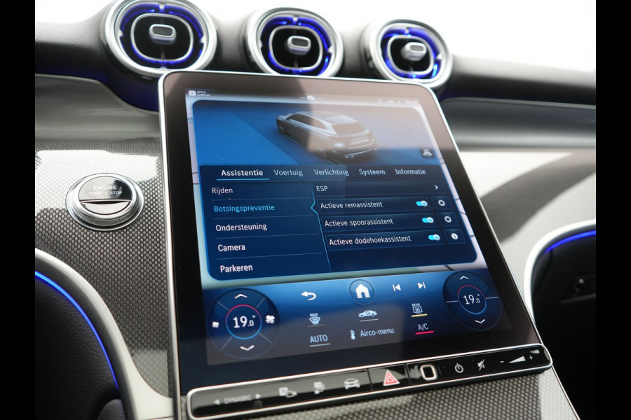 Mercedes-Benz GLC 300e 4MATIC Avantgarde PHEV 313pk Dealer O.H. | Panodak | Adaptive Cruise | Burmester 3D | Camera | Lederen Sportstoelen Memory & Verwarmd | Stuur Verwarmd | Sfeerverlichting | Apple Carplay | Blis | Navigatie | DAB | 19"L.M | Plug In Hybrid |