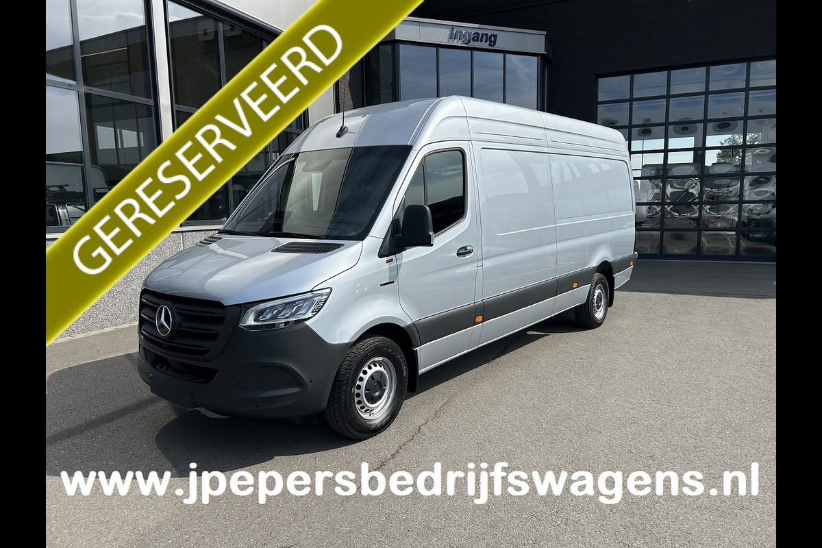 Mercedes-Benz eSprinter 320 L3 Select 81kWh / Snel laden 115kw / Trekhaak / Distronic / MBUX / Smartphone-intergratie / 270 Graden achterdeuren