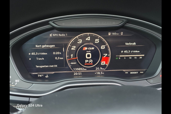 Audi Q5 3.0 TFSI SQ5 Quattro / BTW / Massage / Head Up / Carbon / Leder / Memory / Open Pano / Acc / Dode Hoek / 22 Inch / Matrix