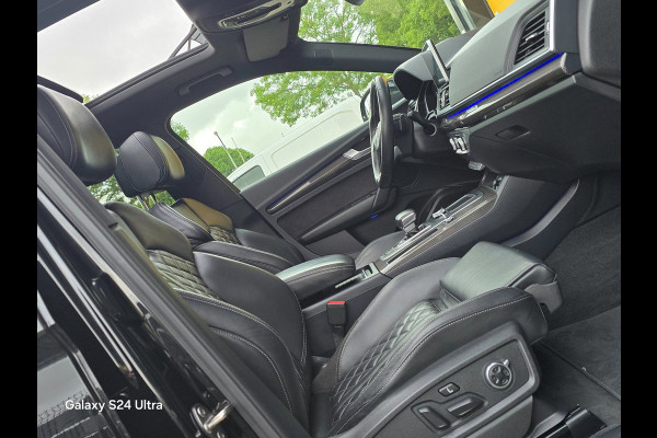 Audi Q5 3.0 TFSI SQ5 Quattro / BTW / Massage / Head Up / Carbon / Leder / Memory / Open Pano / Acc / Dode Hoek / 22 Inch / Matrix