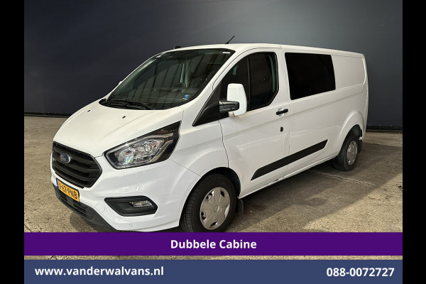 Ford Transit Custom 2.0 TDCI 130pk L2H1 Dubbele Cabine Euro6 Airco | 6-Zits | Camera | Apple Carplay Android Auto, Cruisecontrol, Stoelverwarming, Parkeersensoren, Achterklep