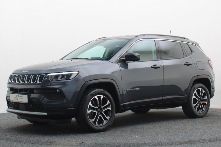 Jeep Compass 4xe 190 Plug-in Hybrid Electric Limited Business Leder/Stof, 360° Camera, Apple Carplay, ACC, Virtual Cockpit, DAB, 18''