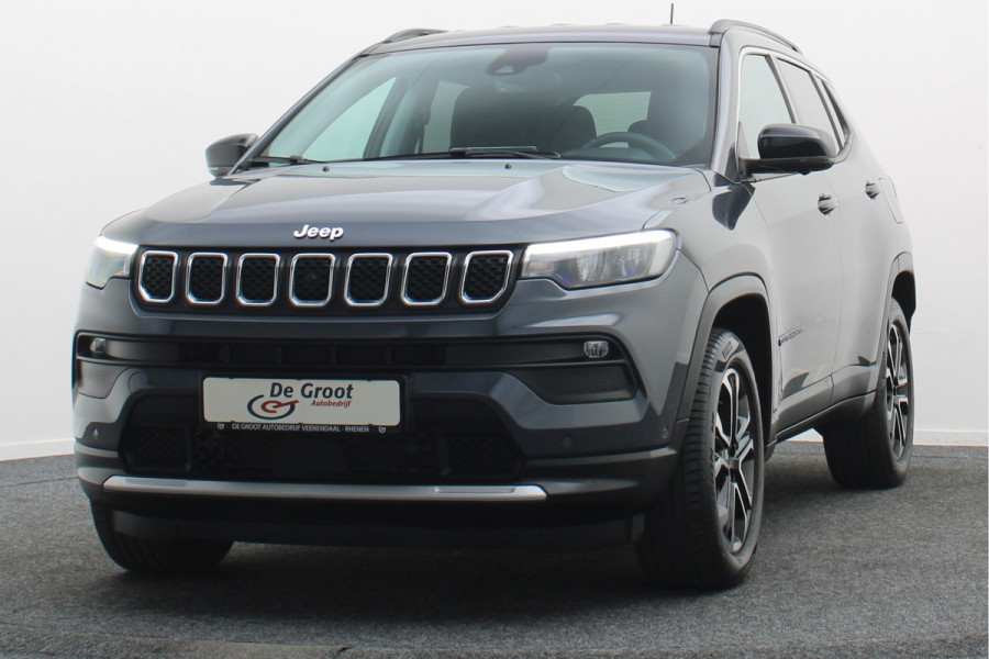 Jeep Compass 4xe 190 Plug-in Hybrid Electric Limited Business Leder/Stof, 360° Camera, Apple Carplay, ACC, Virtual Cockpit, DAB, 18''