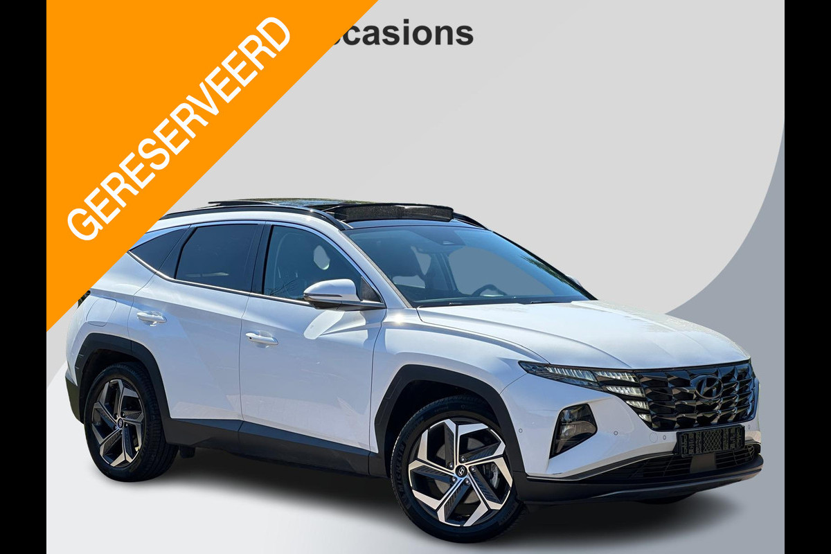 Hyundai Tucson 1.6 T-GDI PHEV Premium Sky 4WD 265pk | Panoramadak | Dealer onderhouden | Leder | Achteruitrijcamera | Elek. klep | Stoelverwarming voor & achter