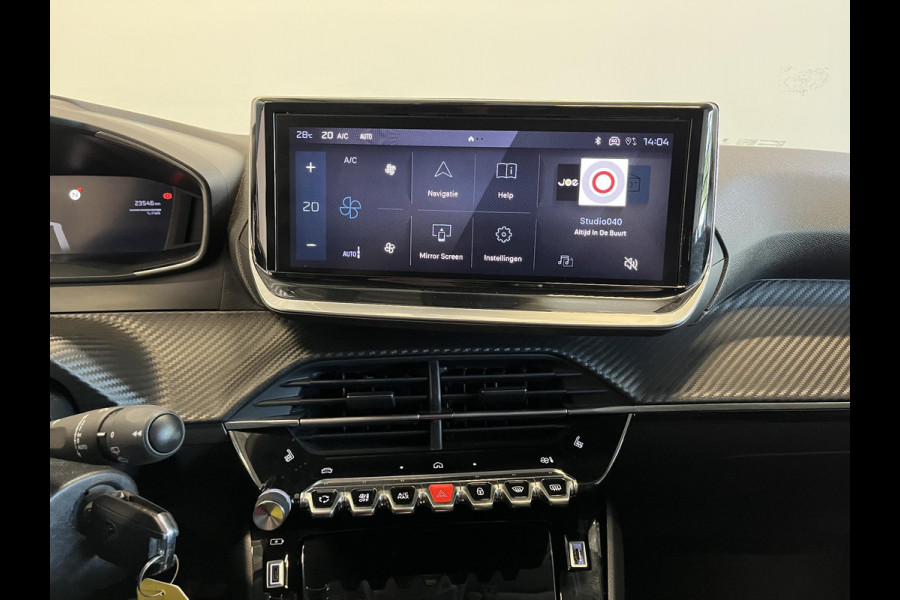 Peugeot 208 Hybrid 100 AUT Allure Navigatie Apple Carplay/ Android Auto Camera Parkeersensoren Adaptive Cruise Control Stoelverwarming Ledverlichting Climate control