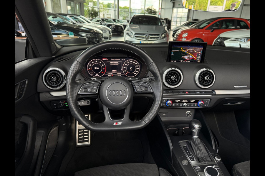 Audi A3 Cabriolet 35 Tfsi S-LINE ** LED, VIRTUAL, HALF-LEDER, ACC, NEKVERW, 19-inch LMV ** ZEER EXCL. UNFALLFREI ** ** INFORMEER OOK NAAR ONZE AANTREKKELIJKE FINANCIAL-LEASE TARIEVEN **