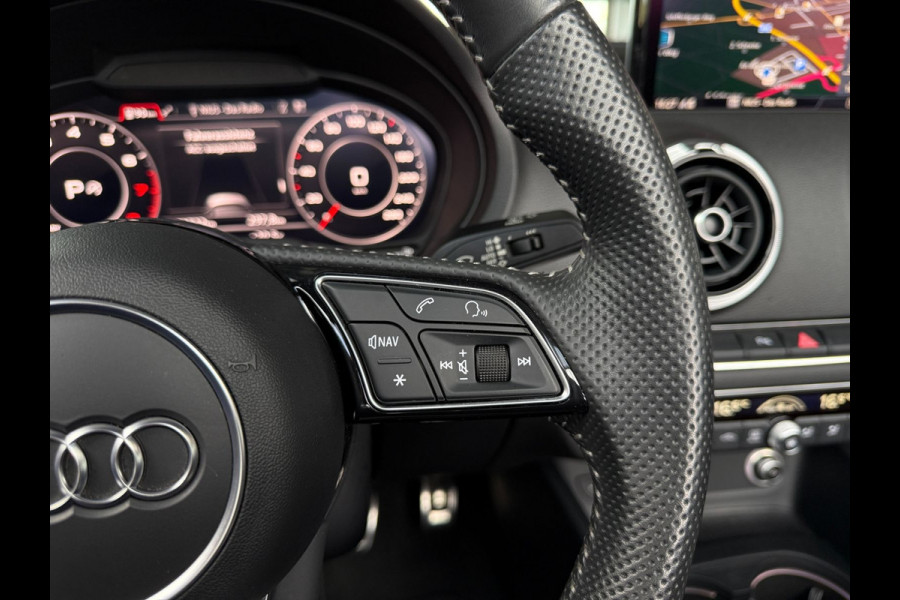 Audi A3 Cabriolet 35 Tfsi S-LINE ** LED, VIRTUAL, HALF-LEDER, ACC, NEKVERW, 19-inch LMV ** ZEER EXCL. UNFALLFREI ** ** INFORMEER OOK NAAR ONZE AANTREKKELIJKE FINANCIAL-LEASE TARIEVEN **