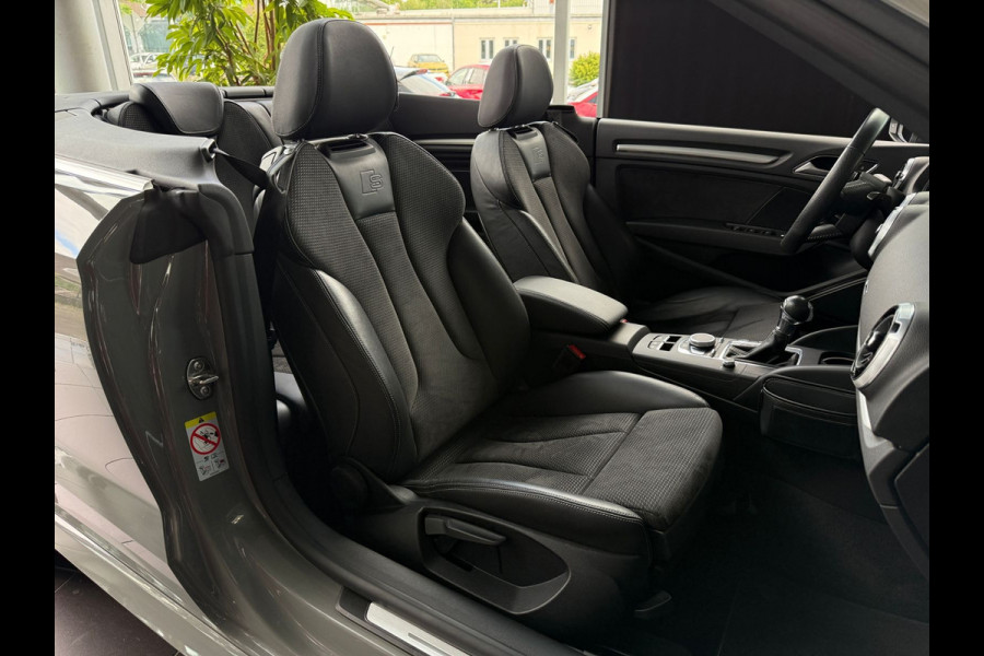 Audi A3 Cabriolet 35 Tfsi S-LINE ** LED, VIRTUAL, HALF-LEDER, ACC, NEKVERW, 19-inch LMV ** ZEER EXCL. UNFALLFREI ** ** INFORMEER OOK NAAR ONZE AANTREKKELIJKE FINANCIAL-LEASE TARIEVEN **