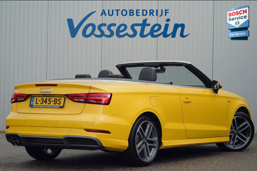 Audi A3 Cabriolet 1.5 TFSI CoD Sport S Line Edition / Vegasgelb / Led Matrix / Camera / Navi / Stoelverw. / Nekverw.