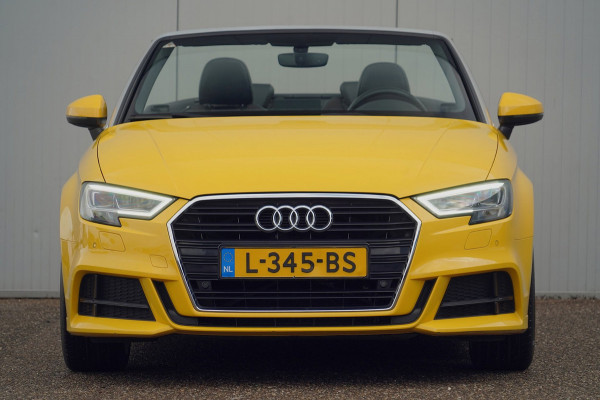 Audi A3 Cabriolet 1.5 TFSI CoD Sport S Line Edition / Vegasgelb / Led Matrix / Camera / Navi / Stoelverw. / Nekverw.