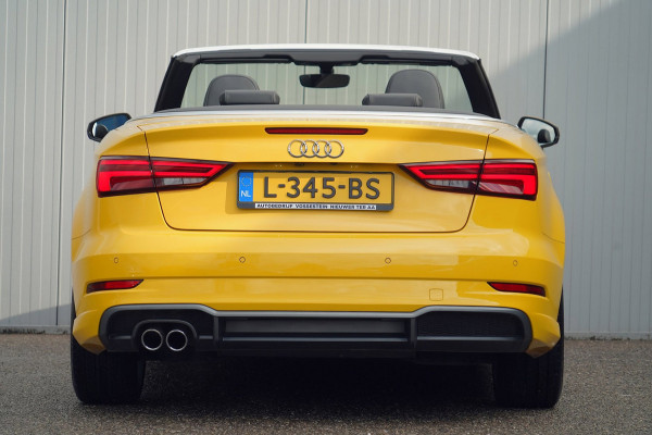 Audi A3 Cabriolet 1.5 TFSI CoD Sport S Line Edition / Vegasgelb / Led Matrix / Camera / Navi / Stoelverw. / Nekverw.