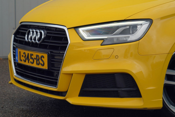 Audi A3 Cabriolet 1.5 TFSI CoD Sport S Line Edition / Vegasgelb / Led Matrix / Camera / Navi / Stoelverw. / Nekverw.