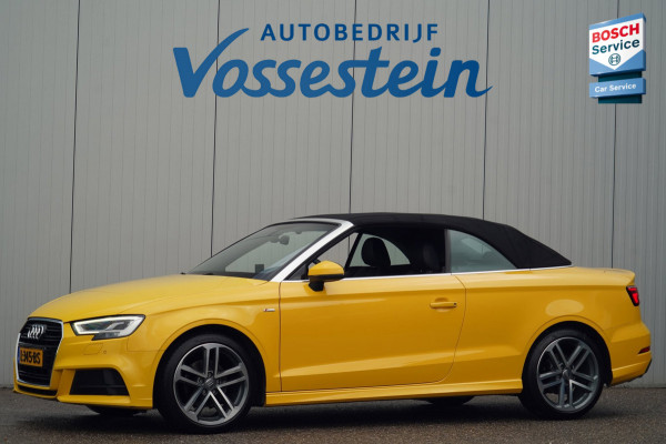 Audi A3 Cabriolet 1.5 TFSI CoD Sport S Line Edition / Vegasgelb / Led Matrix / Camera / Navi / Stoelverw. / Nekverw.