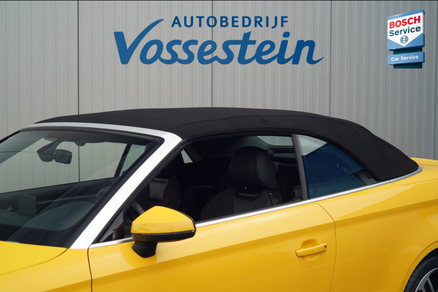 Audi A3 Cabriolet 1.5 TFSI CoD Sport S Line Edition / Vegasgelb / Led Matrix / Camera / Navi / Stoelverw. / Nekverw.