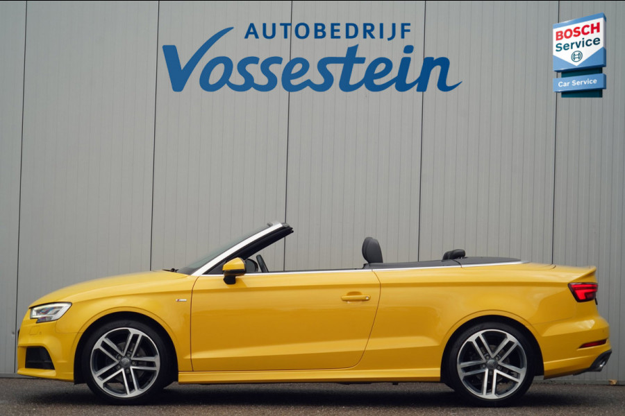 Audi A3 Cabriolet 1.5 TFSI CoD Sport S Line Edition / Vegasgelb / Led Matrix / Camera / Navi / Stoelverw. / Nekverw.