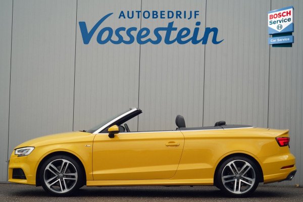 Audi A3 Cabriolet 1.5 TFSI CoD Sport S Line Edition / Vegasgelb / Led Matrix / Camera / Navi / Stoelverw. / Nekverw.