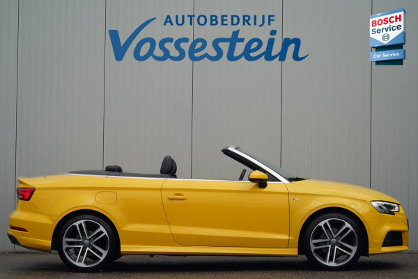 Audi A3 Cabriolet 1.5 TFSI CoD Sport S Line Edition / Vegasgelb / Led Matrix / Camera / Navi / Stoelverw. / Nekverw.
