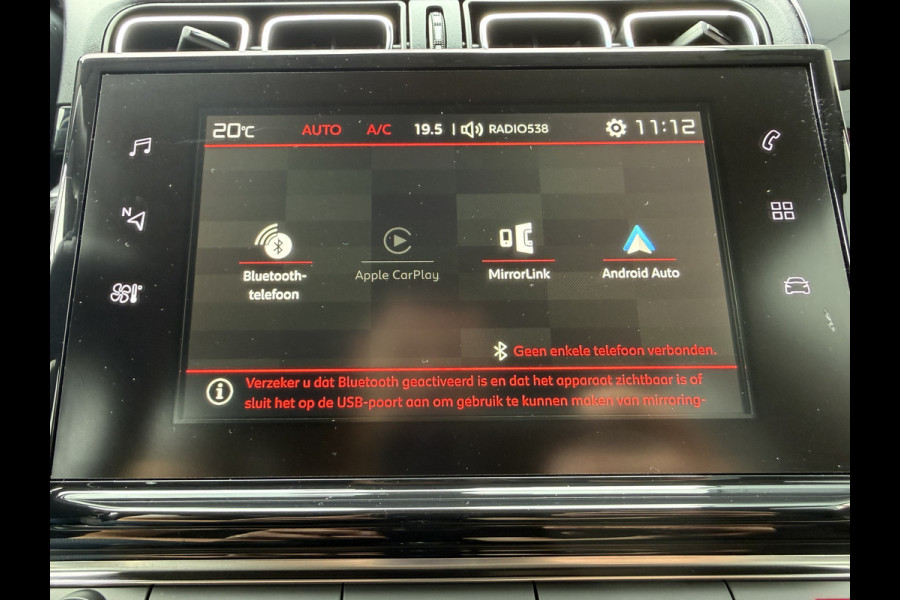 Citroën C3 82pk Shine (Camera - Navigatie via APP - Automatische Airco - Parkeersensoren - Lichtmetalen velgen - Apple Carplay)