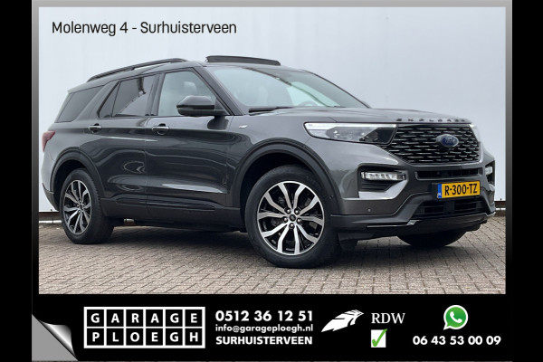 Ford Explorer 7-Pers 3.0 V6 PHEV ST-Line 7-Pers Pano Trekhaak Stoelverw+Ventilatie Massage EcoBoost