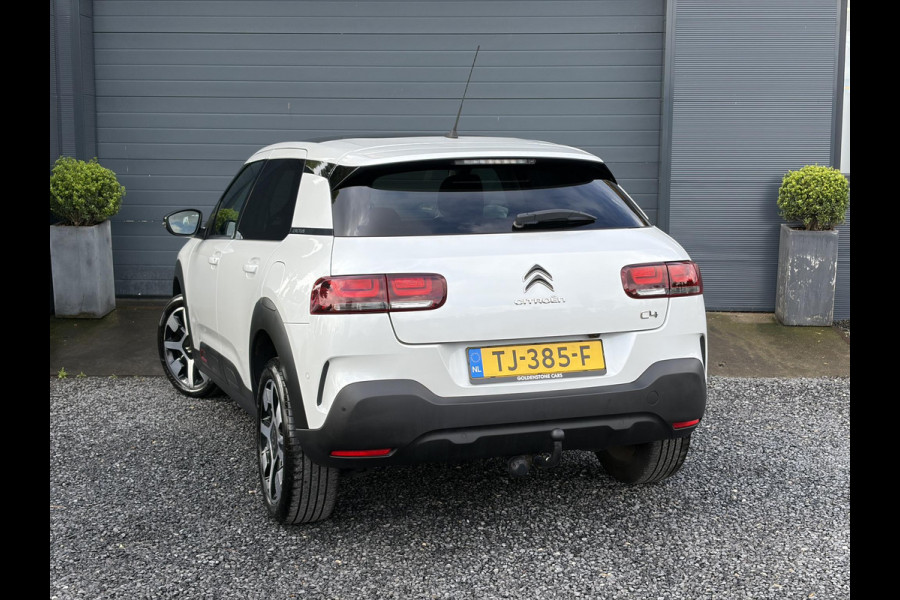 Citroën C4 Cactus 1.2 PureTech Shine 131pk,6 Bak,D-riem vv in 204,Pano,Trekhaak,Camera,Navi,Dodehoek,Keyless,Clima,Cruise,N.A.P,Recent beurt gehad,Pdc V+A,Lm velgen,Apk tot 06-2027
