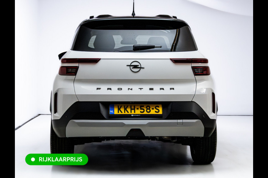 Opel Frontera 1.2 Turbo Hybrid GS 7 persoons | Stoel-, Stuur- & voorruitverwarming | Camera | Apple Carplay | Navigatie | Cruise | PDC V+A, Extra getint glas achter, derde zitrij, Nieuwe auto, tot 8 jaar garantie, 7 stuks Frontera op voorraad!