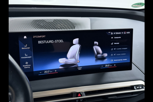BMW iX xDrive 40 326pk Soh 100% Leder Suite+Massage+Ventilatie PanoDak Laser-LED 22"Lmv Trekhaak Soft-Close Adaptive-Cruise+Stop&Go Act Stuur+Bank+Stoel-Verwarmd AWD Digital-Key Connected-Drive Android Apple Carplay Warmte-comfort-pack Achteruitrij-Assist Co-Pilot-Pack Drive-Assist 1e Eigenaar 2.500kg Trekvermogen (630Nm)!  Recent onderhoud gehad, 163.340km