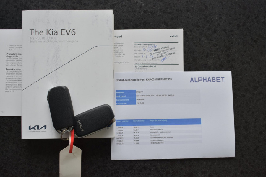 Kia Ev6 Air 58 kWh | SOH 100% | CAMERA | NAP | STOEL - STUURVERWARMING | APPLE CARPLAY | ANDROID AUTO