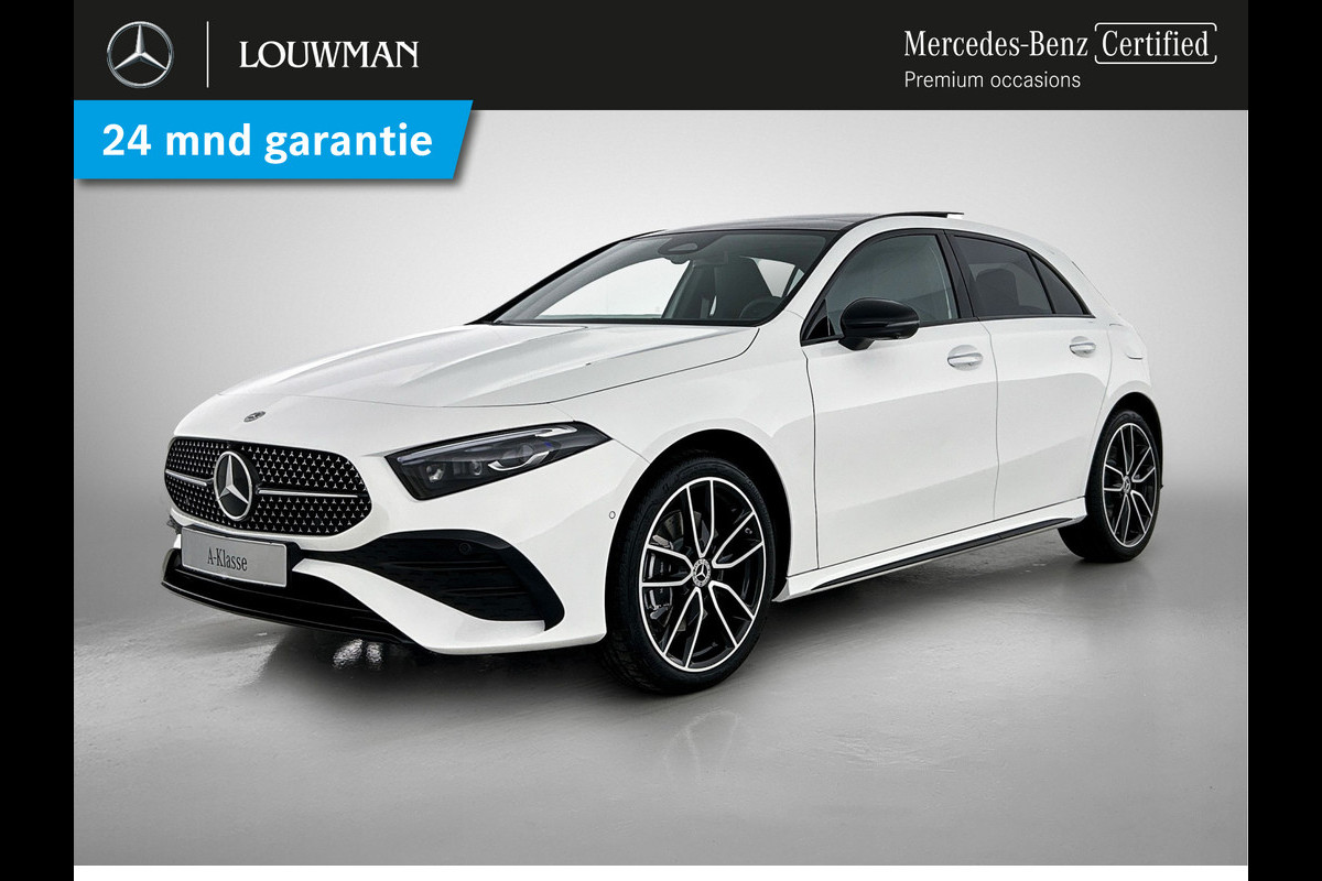 Mercedes-Benz A-Klasse 250 e Business Solution AMG | AMG Line Plus pakket | Memorypakket voorstoelen | Panoramaschuifdak | Head-up display | 360° camera | AMG Line Plus pakket | Memorypakket voorstoelen | Panoramaschuifdak | Head-up display | 360° camera |