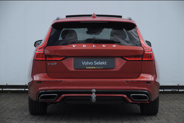 Volvo V60 T6 350PK Automaat Recharge AWD R-Design Long Range / Panoramadak / Trekhaak / Harman Kardon / 19'' velgen / Getint glas / Leder bekleed dashboard / Adaptive Cruise Control /  BLIS