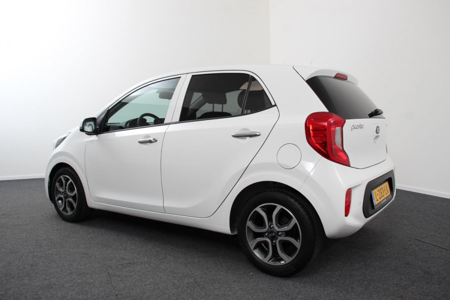 Kia Picanto 1.0 DPi Automaat DynamicPlusLine Navigatie Climate Control Camera Parkeer Sensoren Cruise control Led DAB Lichtmetalen velgen Extra getint glas