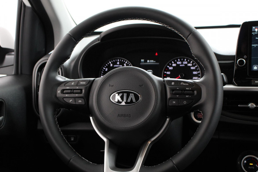 Kia Picanto 1.0 DPi Automaat DynamicPlusLine Navigatie Climate Control Camera Parkeer Sensoren Cruise control Led DAB Lichtmetalen velgen Extra getint glas