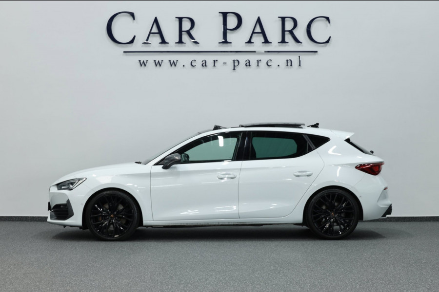 CUPRA Leon 2.0 TSI VZ 300+PK LED/VIRTUAL/SFEER/PANO/HALF LEER+S.VERWARMING+MEMORY/19"/CAM/ACC/ECC/12 MDN GARANTIE!