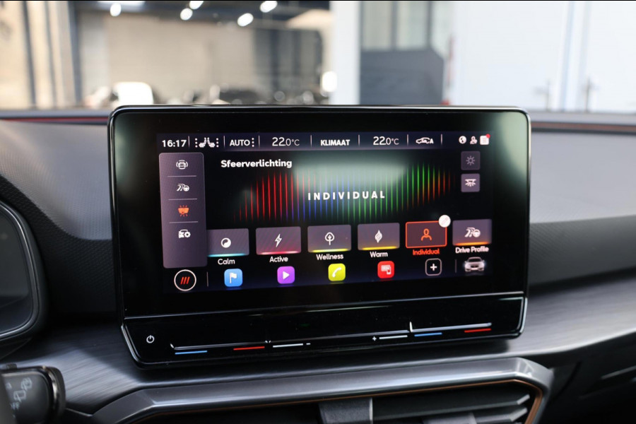 CUPRA Leon 2.0 TSI VZ 300+PK LED/VIRTUAL/SFEER/PANO/HALF LEER+S.VERWARMING+MEMORY/19"/CAM/ACC/ECC/12 MDN GARANTIE!