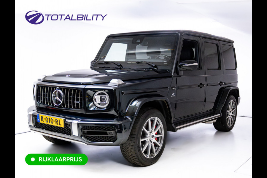 Mercedes-Benz G-Klasse 63 AMG Premium Plus | Elektrisch glazen schuif-/kanteldak | Burmester | Stoelverw. & koeling | Memory stoelen | Adaptieve cruise Trekhaak, Treeplanken, Alcantra hemel, 360 Camera, Burmester High End, Massagestoelen, NL auto