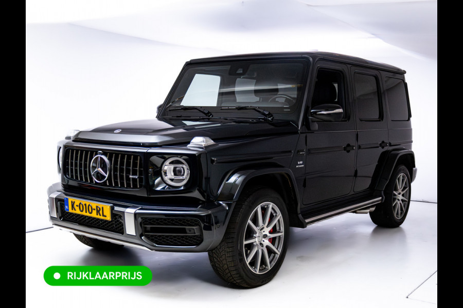 Mercedes-Benz G-Klasse 63 AMG Premium Plus | Elektrisch glazen schuif-/kanteldak | Burmester | Stoelverw. & koeling | Memory stoelen | Adaptieve cruise Trekhaak, Treeplanken, Alcantra hemel, 360 Camera, Burmester High End, Massagestoelen, NL auto