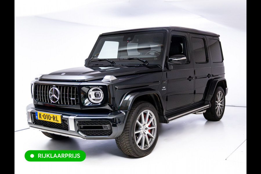 Mercedes-Benz G-Klasse 63 AMG Premium Plus | Elektrisch glazen schuif-/kanteldak | Burmester | Stoelverw. & koeling | Memory stoelen | Adaptieve cruise Trekhaak, Treeplanken, Alcantra hemel, 360 Camera, Burmester High End, Massagestoelen, NL auto