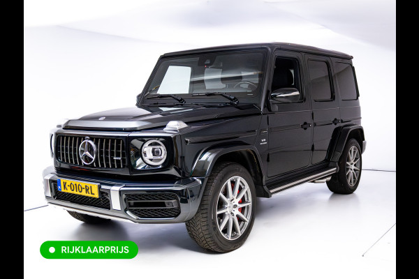 Mercedes-Benz G-Klasse 63 AMG Premium Plus | Elektrisch glazen schuif-/kanteldak | Burmester | Stoelverw. & koeling | Memory stoelen | Adaptieve cruise Trekhaak, Treeplanken, Alcantra hemel, 360 Camera, Burmester High End, Massagestoelen, NL auto