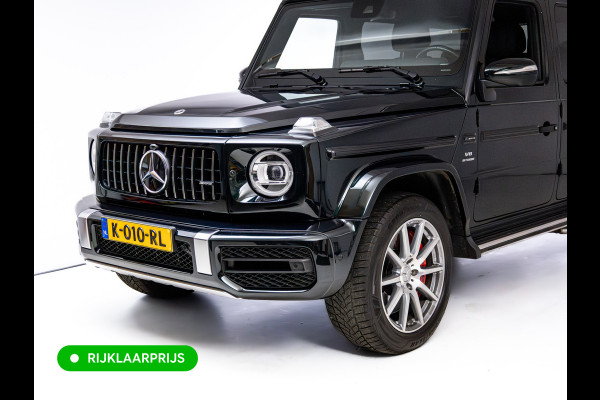 Mercedes-Benz G-Klasse 63 AMG Premium Plus | Elektrisch glazen schuif-/kanteldak | Burmester | Stoelverw. & koeling | Memory stoelen | Adaptieve cruise Trekhaak, Treeplanken, Alcantra hemel, 360 Camera, Burmester High End, Massagestoelen, NL auto
